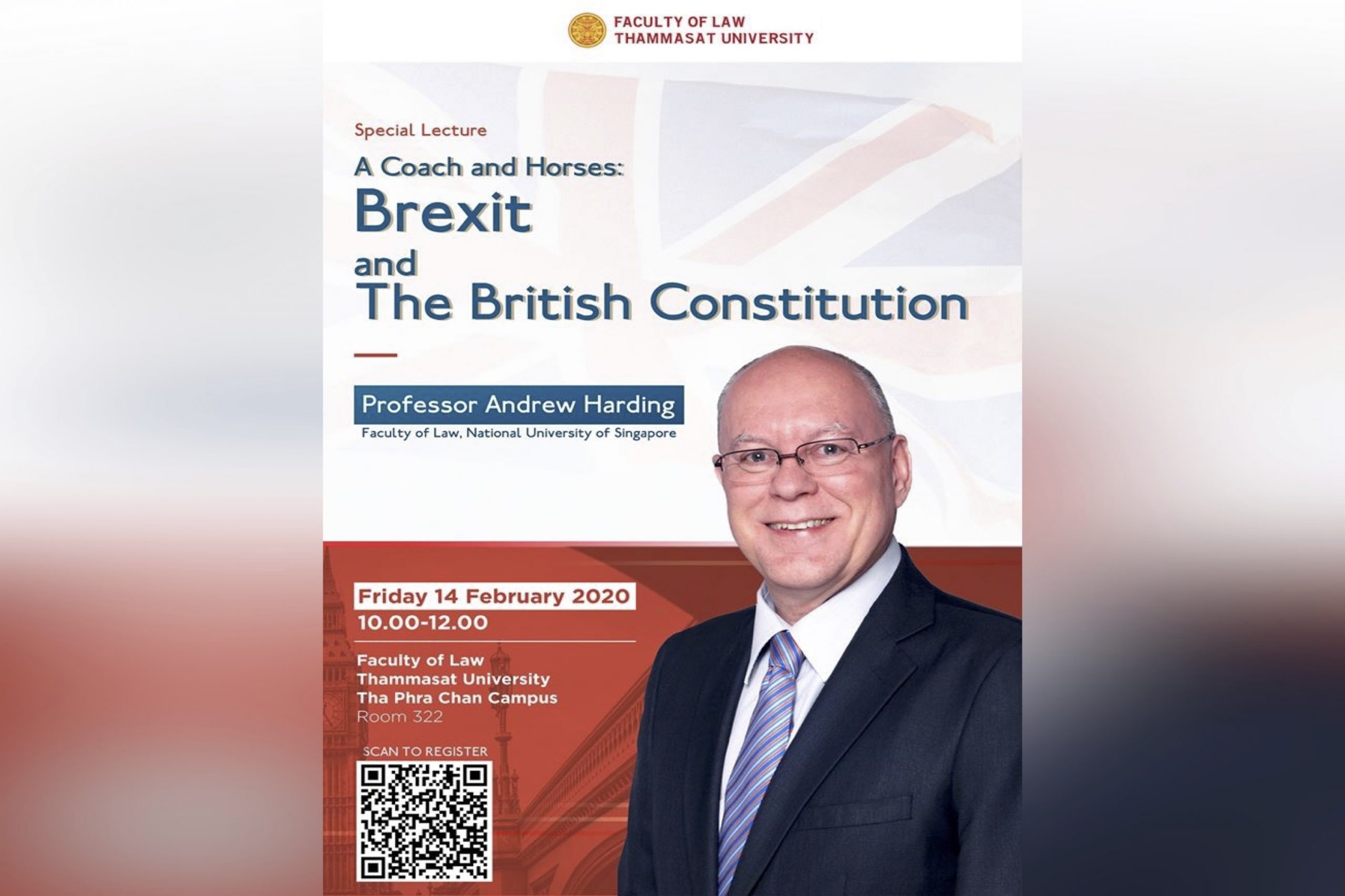 Summary of Special Lecture “A Coach and Horses: Brexit and the British Constitution”