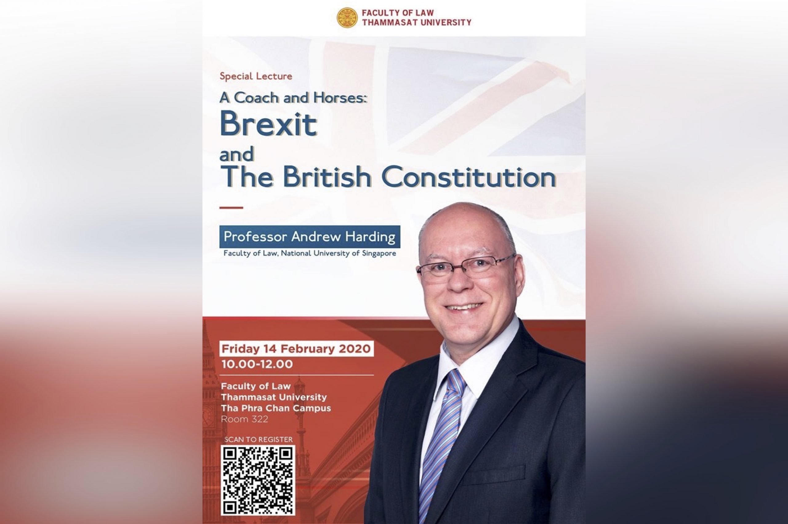 Summary of Special Lecture “A Coach and Horses: Brexit and the British Constitution”