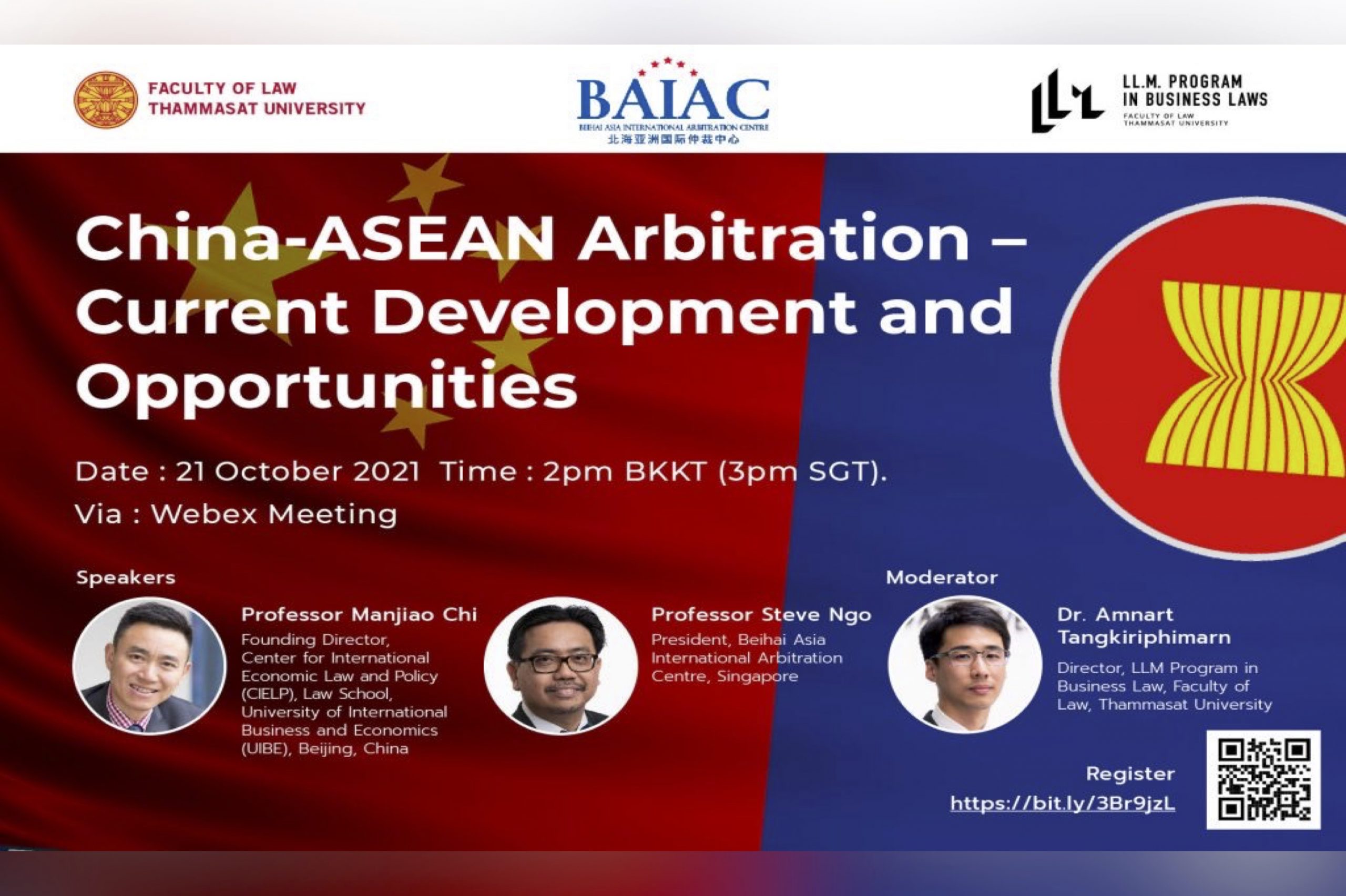 You are invited to join our webinar on the topic “China-ASEAN Arbitration – Current Development and Opportunities”