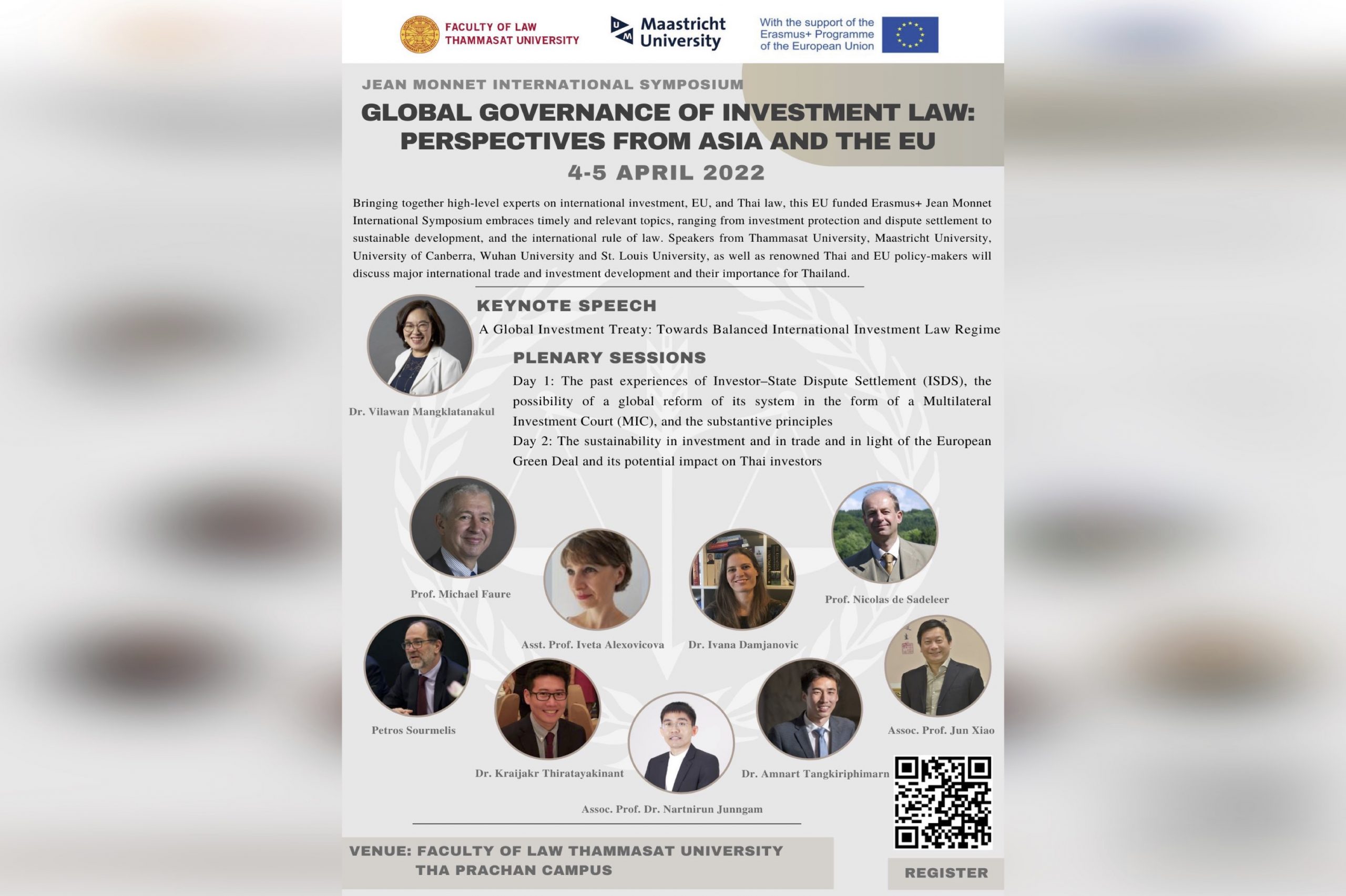 Jean Monnet International Symposium – Global Governance of Investment Law: Perspectives from Asia and the EU