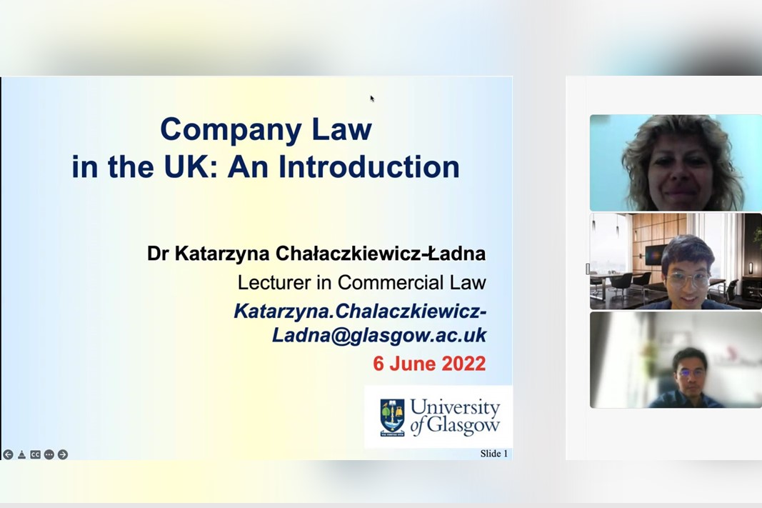ภาพบรรยากาศ การบรรยายพิเศษ TU Law Special Lecture Series 2022 Season 3 : European Commercial Law